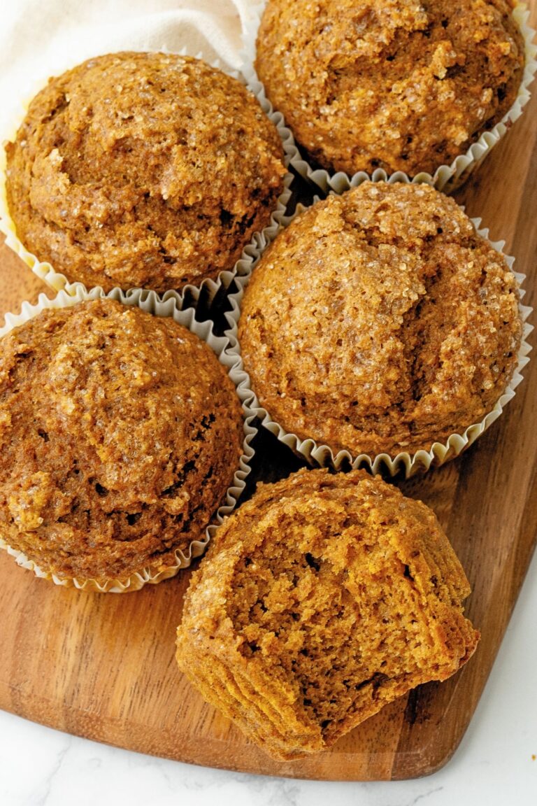 healthy pumpkin muffins