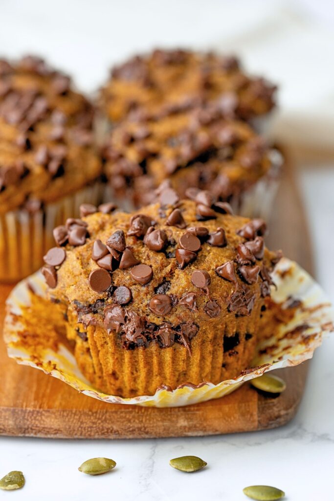 healthy pumpkin muffins