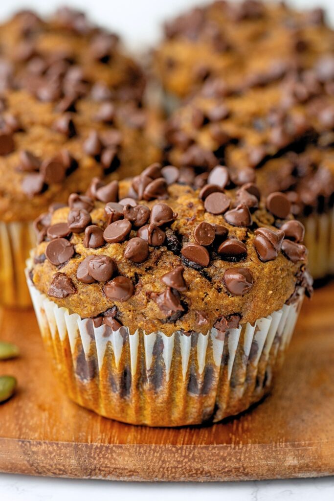 healthy pumpkin muffins