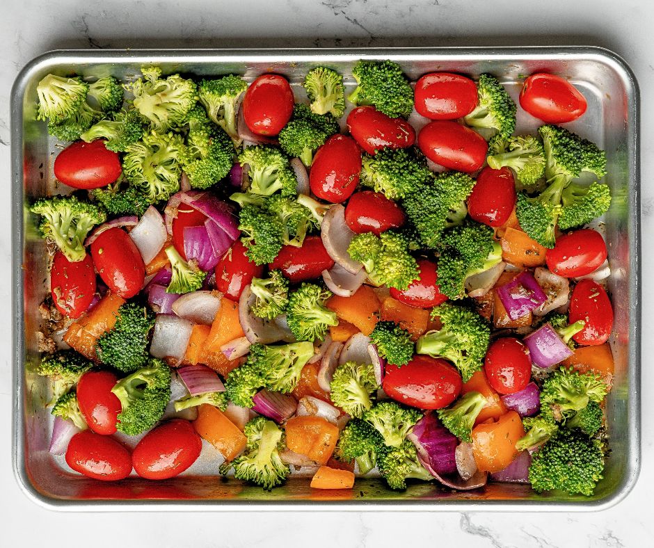 italian sheet pan chicken dinner