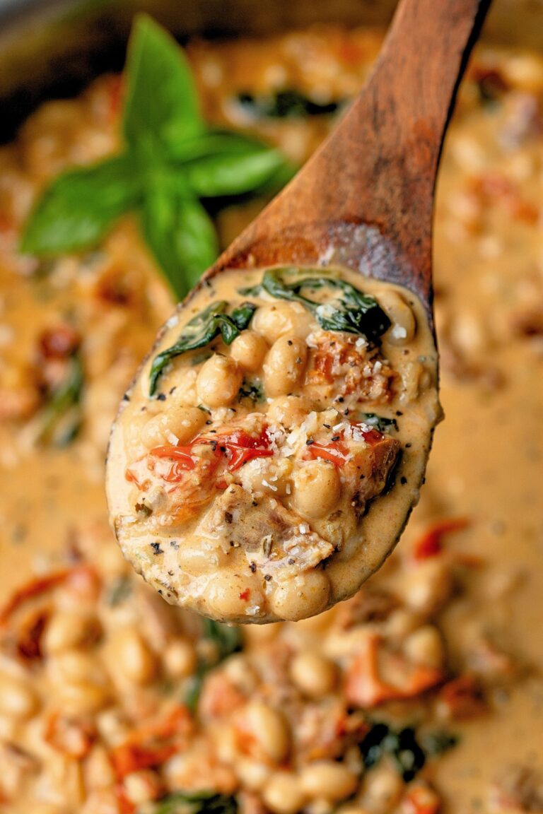 marry me beans creamy tuscan sauce