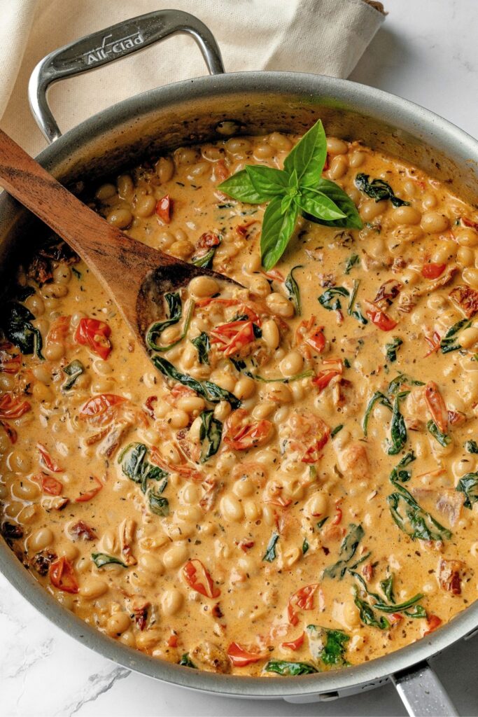 marry me beans creamy tuscan sauce