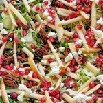 Shaved Brussel Sprout Salad with Arugula and Apple