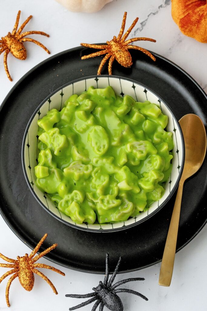 halloween monster mac and cheese