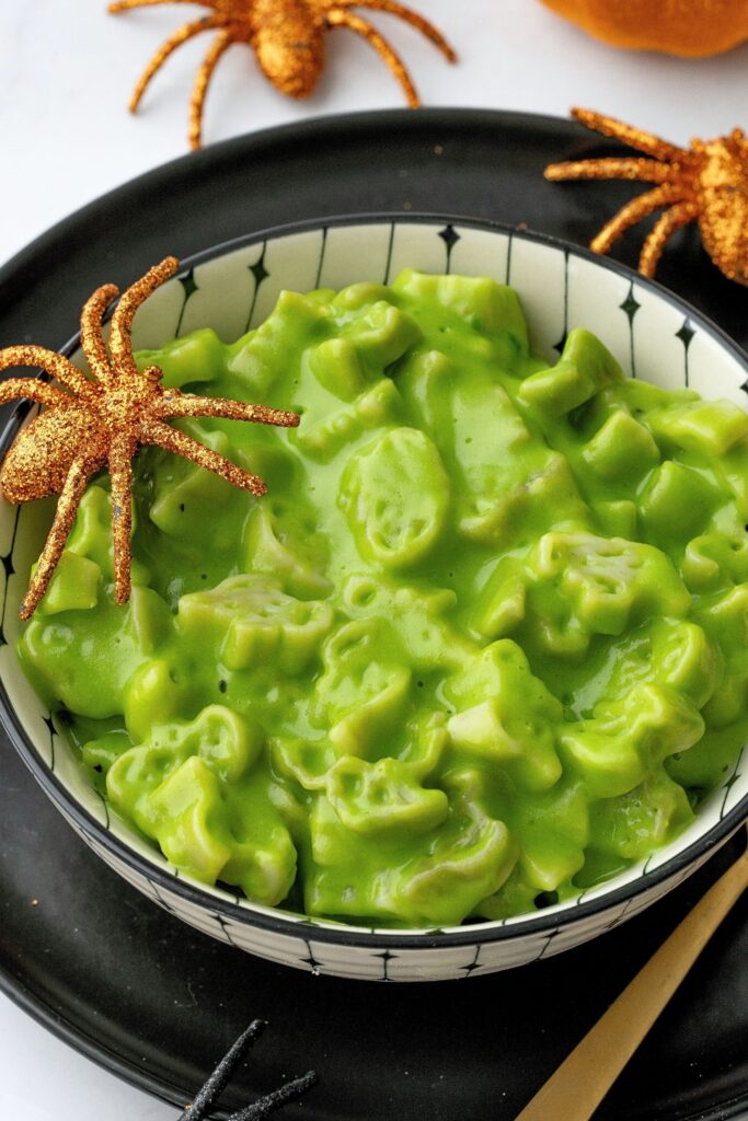 halloween monster mac and cheese