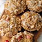 healthy orange cranberry muffins