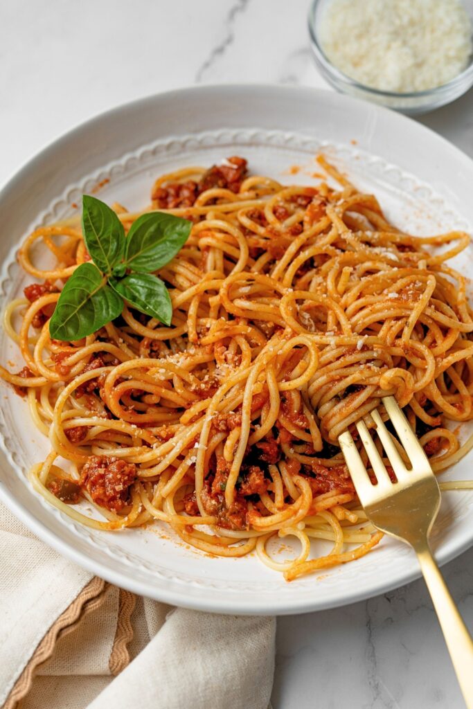 homemade spaghetti sauce with ground turkey