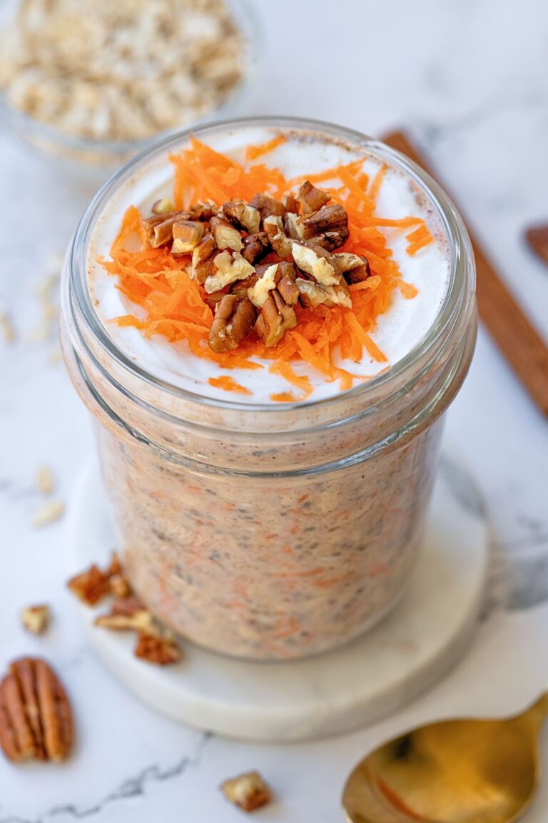 carrot cake overnight oats