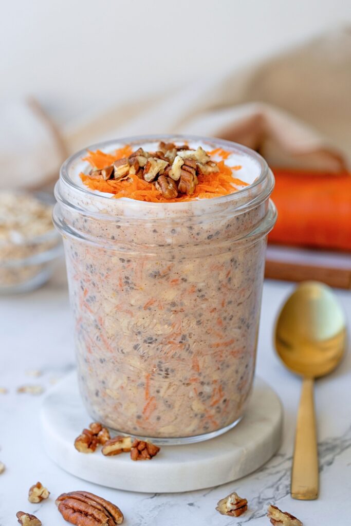 carrot cake overnight oats