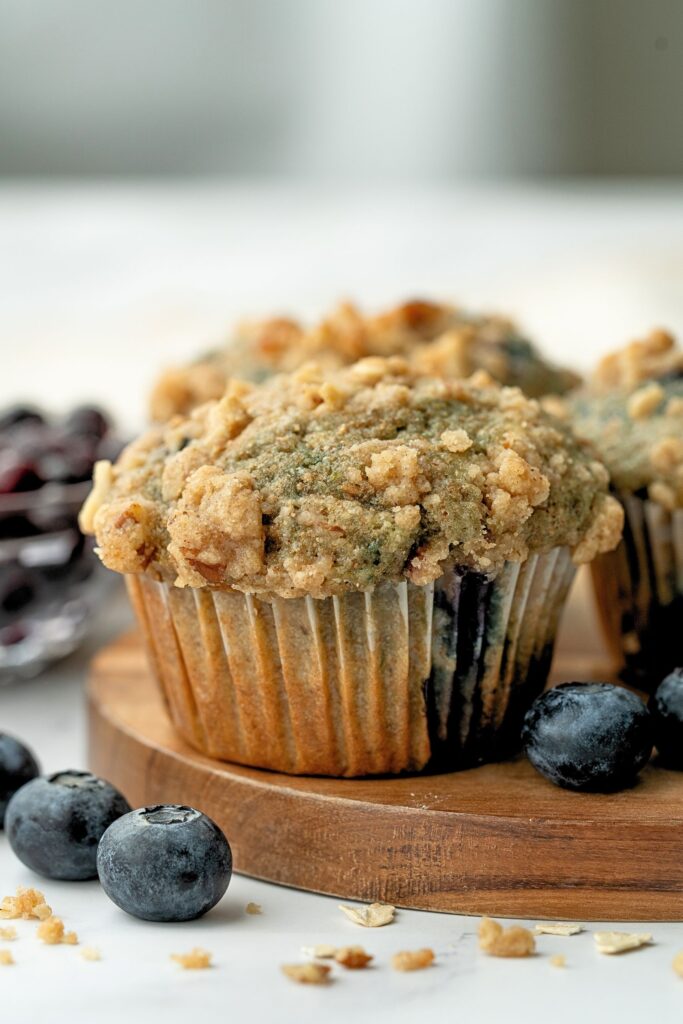 healthy blueberry muffins